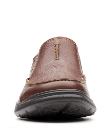 Clarks Cotrell Free Shoes Wide Fit - Tobacco