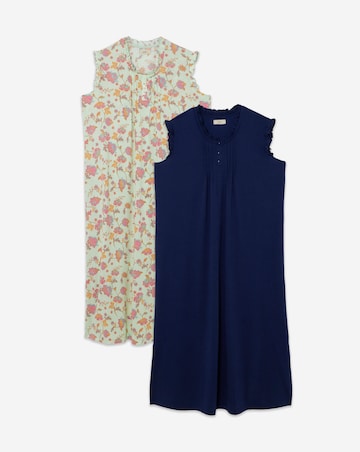 Julipa (2 Pack) Value Floral Nighties