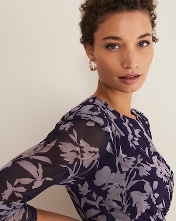 Phase Eight Vera Floral Mesh Dress