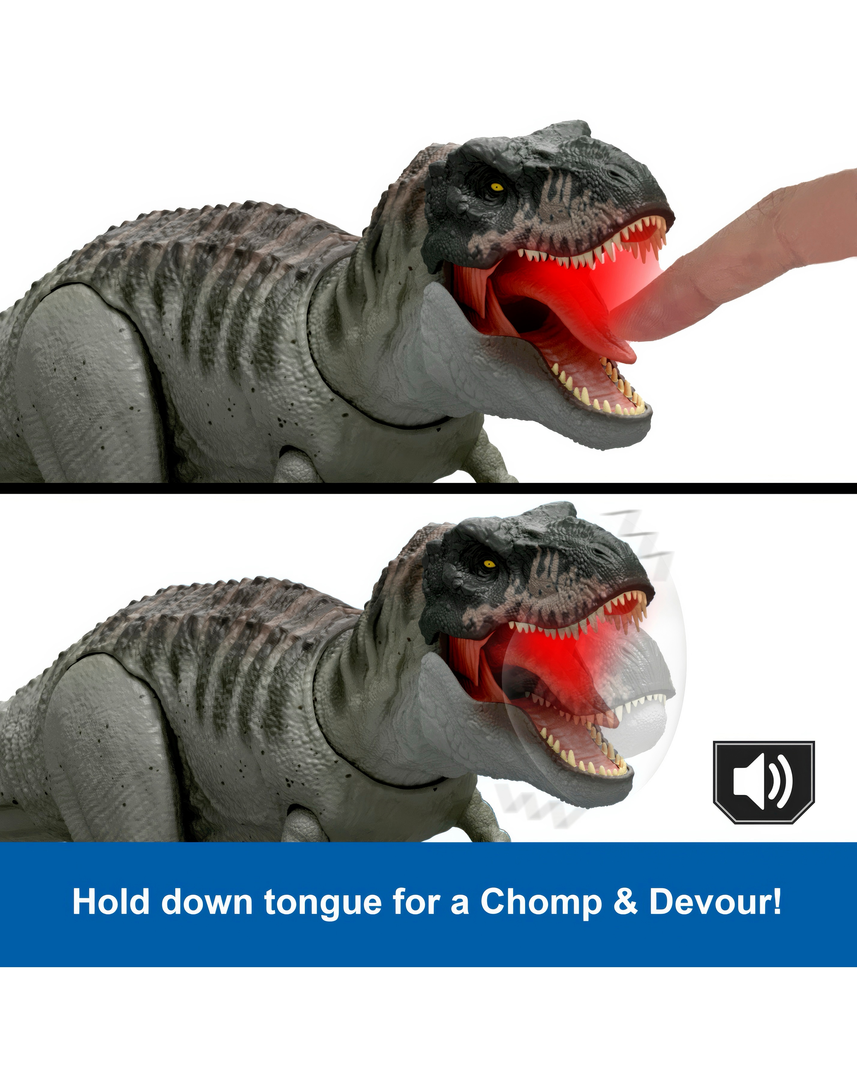 Jurassic World Rebirth Power Devour Dinosaur Action Figure T-Rex