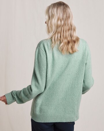 Julipa Pointelle Soft Wool Cardigan