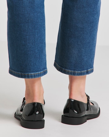 Brooke Mary Jane Square Toe Shoes - Extra Wide Fit (EEE)