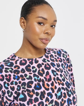 Pretty Secrets Value Long Sleeve Pyjama Set Leopard Print