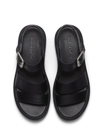 Timberland Stone Street Black Full Grain Sandals