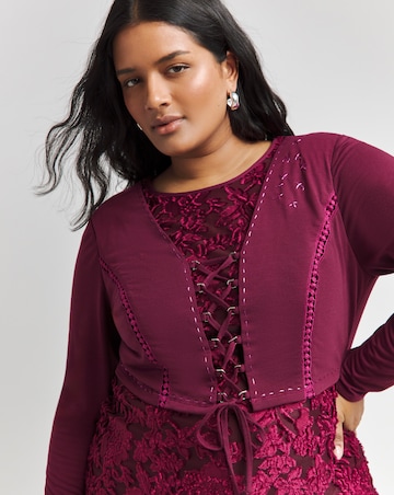 Joe Browns Berry Merry Devore Tunic