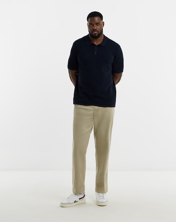 Jack & Jones George Knitted Polo - Navy