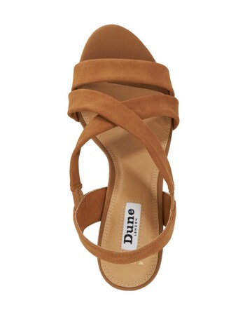 Dune Kamies Wedged Sandals Wide Fit