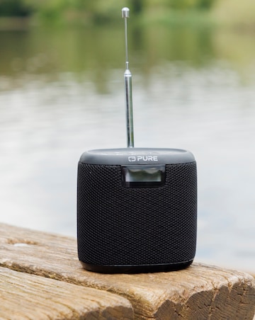 Pure Woodland Outdoor Bluetooth & Radio Speaker Black