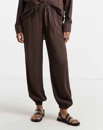 Chocolate Crinkle Balloon Trouser