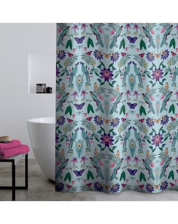 Catherine Lansfield Mya Tropical Birds Shower Curtain