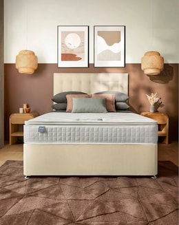 Silentnight 1000 Pocket Pillowtop Memory Divan Set with 4 Drawers