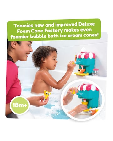 Tomy Toomies Foam Cone Factory Deluxe Bath Toy Set