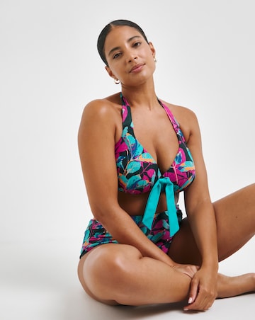 Joe Browns Floral Print High Waist Bikini Bottoms