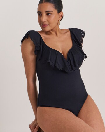 MAGISCULPT Laser Cut Bardot 360 Degree Shaping Swimsuit