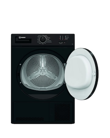 Indesit C YD C82 BBGL UK Condenser Tumble Dryer 8kg - Black