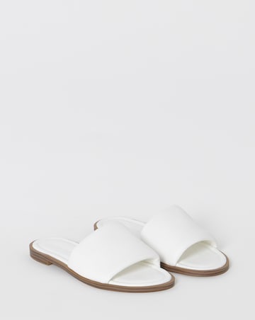 Athena Classic Flat Mules - Wide Fit (E)