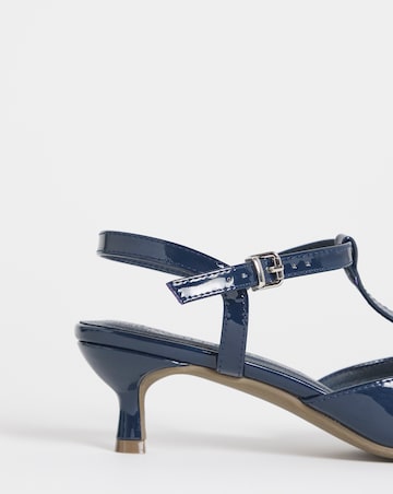 Fuji T Bar Pointed Toe Heeled Shoe - Extra Wide Fit (EEE)