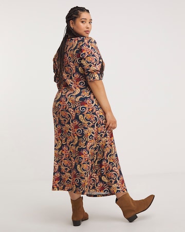 Joe Browns Perfectly Pleasing Paisley Midaxi Jersey Dress