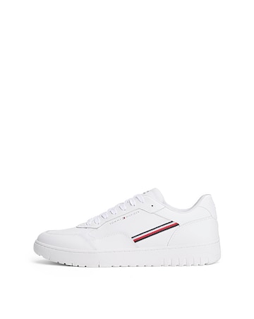 Tommy Hilfiger Basket Stripes Trainer - White
