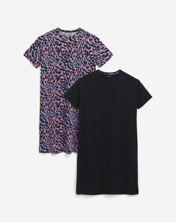 Simply Be (2 Pack) Value Nighties Animal Print