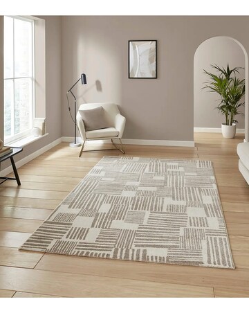 Catherine Lansfield Blocks Modern Abstract Rug