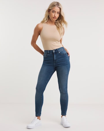 Simply Be 24/7 Vintage Blue Skinny Jeans
