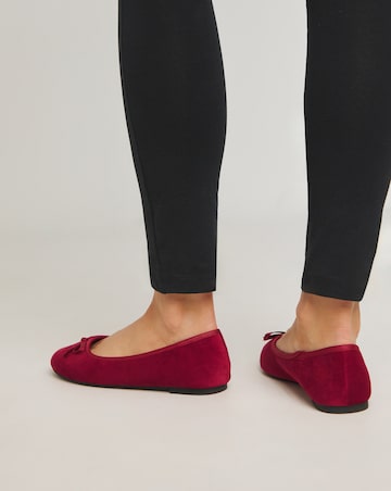 Moxie Soft Ballerina Slippers - Wide Fit (E)