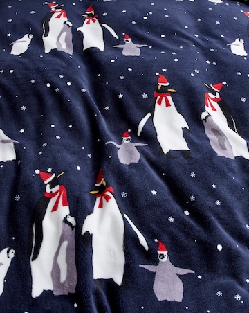 Penguin Fleece Duvet Set