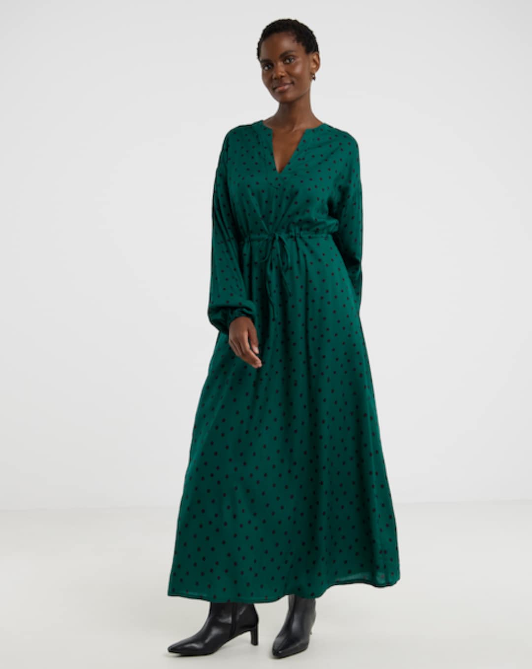 slim fit dress slacks Flounce London Blush Midaxi Dress main image 0