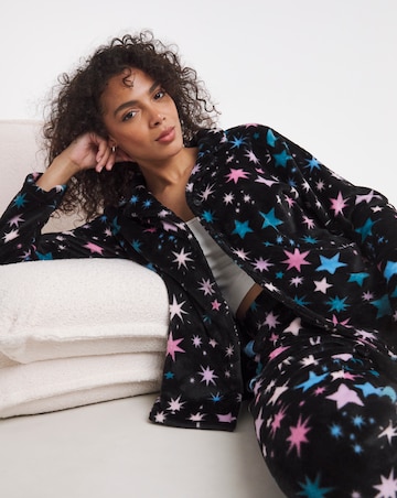 Pretty Secrets Fleece Button Through Pyjama Set