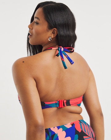 Tropical Mix and Match Non Wired Bandeau Bikini Top