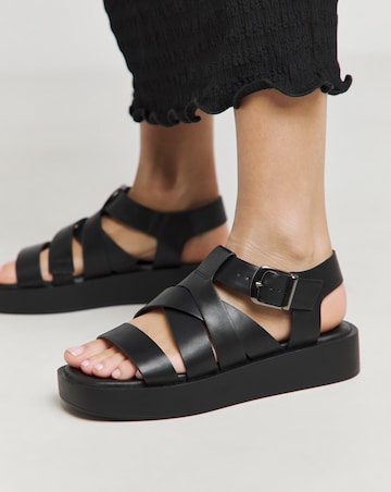 Dublin Chunky Fisherman Sandals - Wide Fit (E)