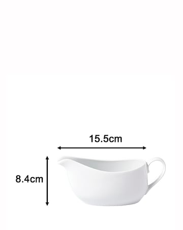 Waterside White Coupe 60 Piece Dinner Set