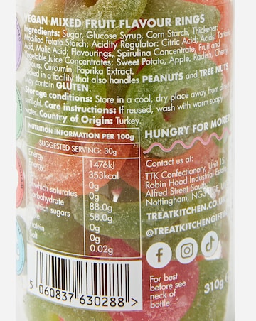 Treat Kitchen Xmas Sweet Bottles (All I Want + Happy Holidays) Duo Pack