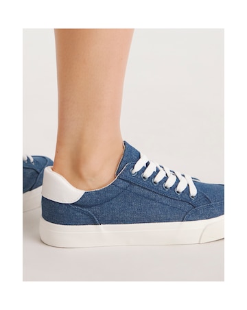 Millie Classic Lace Up Trainers - Wide Fit (E)