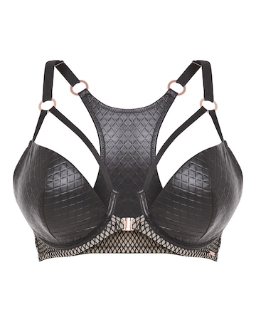 Figleaves Curve Irresistible Faux Leather Bra