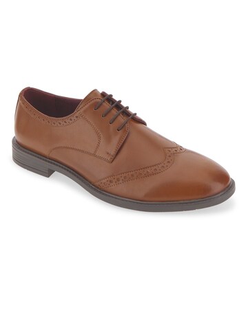 PU Formal Classic Brogue Extra Wide Fit