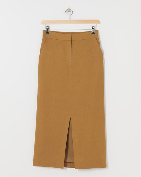 Linen Pencil Skirt