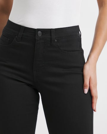 Black 24/7 Stretch Flared Jeans