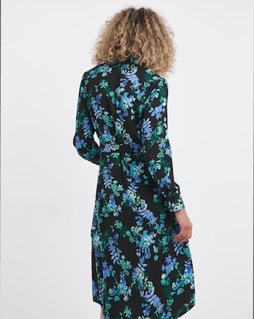 Button Through Midi Shirt Dress