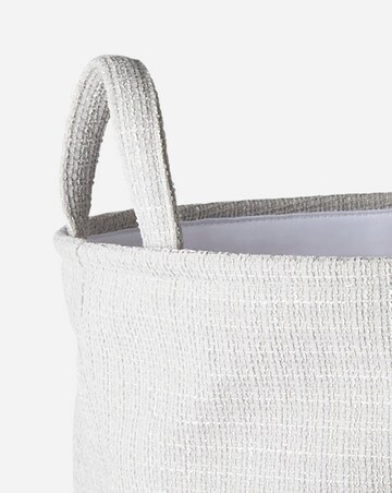 Grey Fabric Laundry Hamper