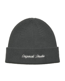 Jack &amp; Jones Norrebro Embroidered Beanie - Grey