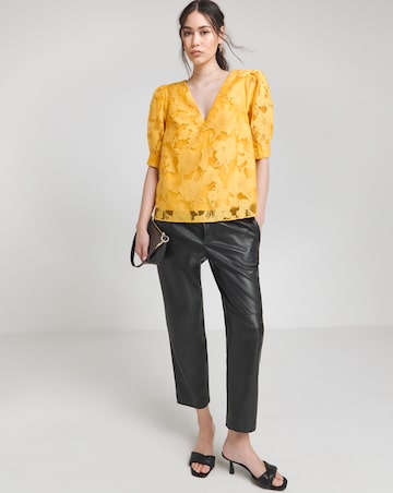 Joanna Hope Burnout Blouse