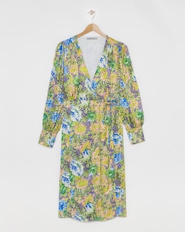 Hope &amp; Ivy Katie Floral Midi Dress