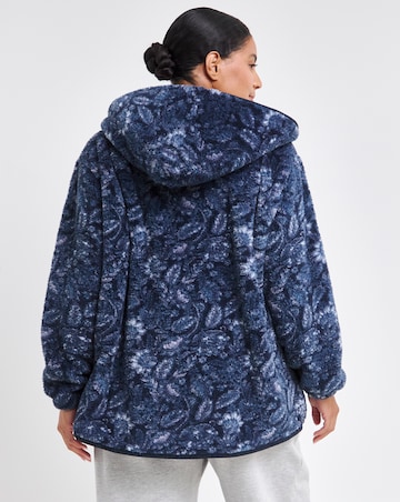 Joe Browns Oversized Snuggle Hoodie Blue Mix
