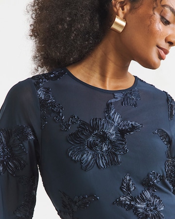 Joanna Hope MAGISCULPT Textured Mesh Dress