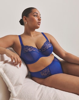 Elomi Zarla High Leg Knicker Sapphire