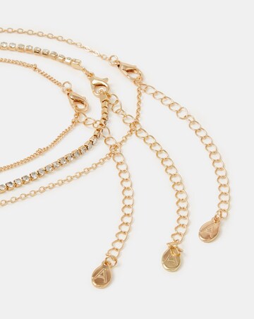 Accessorize 3-Pack Flower Chain Necklaces