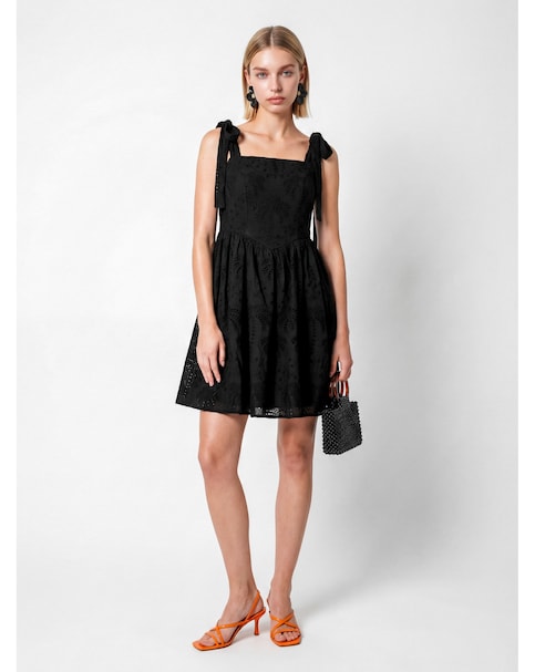 Lovedrobe Broderie Strappy Mini Dress