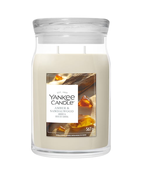 Yankee Candle Signature Large Amber and Sandalwood